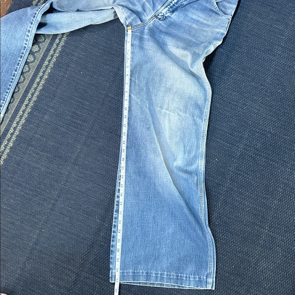 Wrangler Vintage 70’s Classic Blue Denim Jeans. High rise, wide leg. Size 9 - Picture 6 of 8